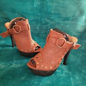 Women Open Toe/Heel Platform Heels